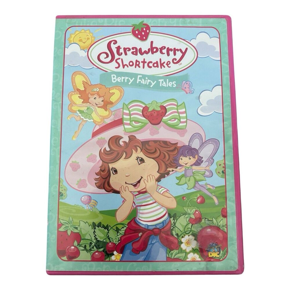 Strawberry Shortcake Berry Fairy Tales DVD Used Kids Animation Sweet
